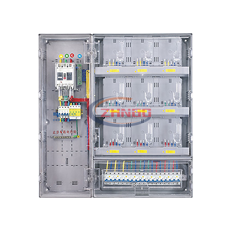 南網(wǎng)費(fèi)控單相九表位插卡式電表箱